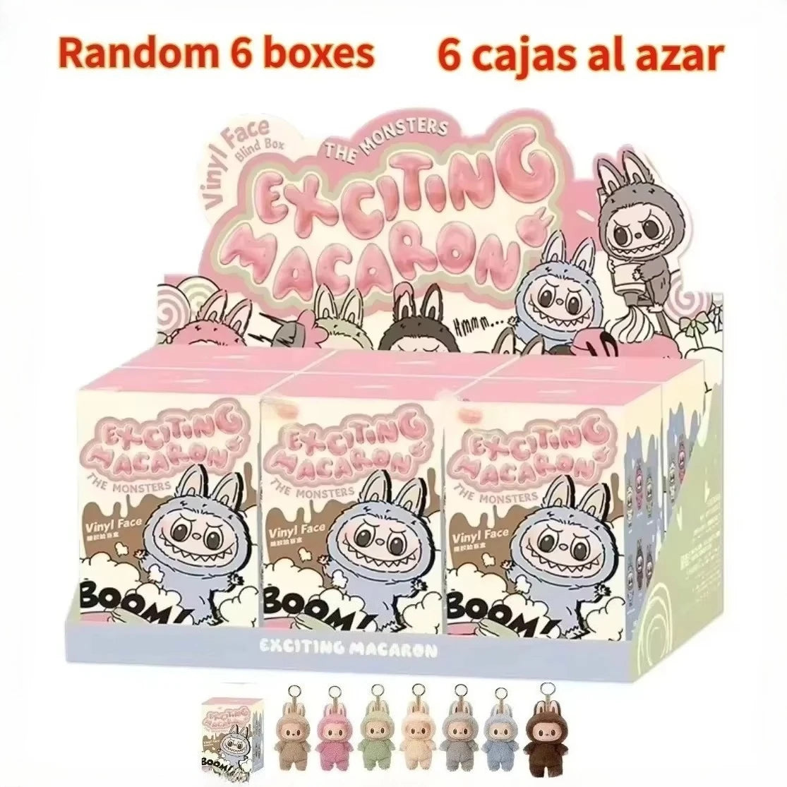 High-Quality Macaron 2 The Monsters Labubu Sitting Party Vinyl Plush Blind Box – Decorative Collectible Doll Gift