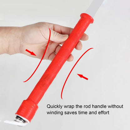 Silicone Fishing Rod Handle Cover – Non-Slip Grip Sleeve 17-32MM Universal Pole Protector Accessory