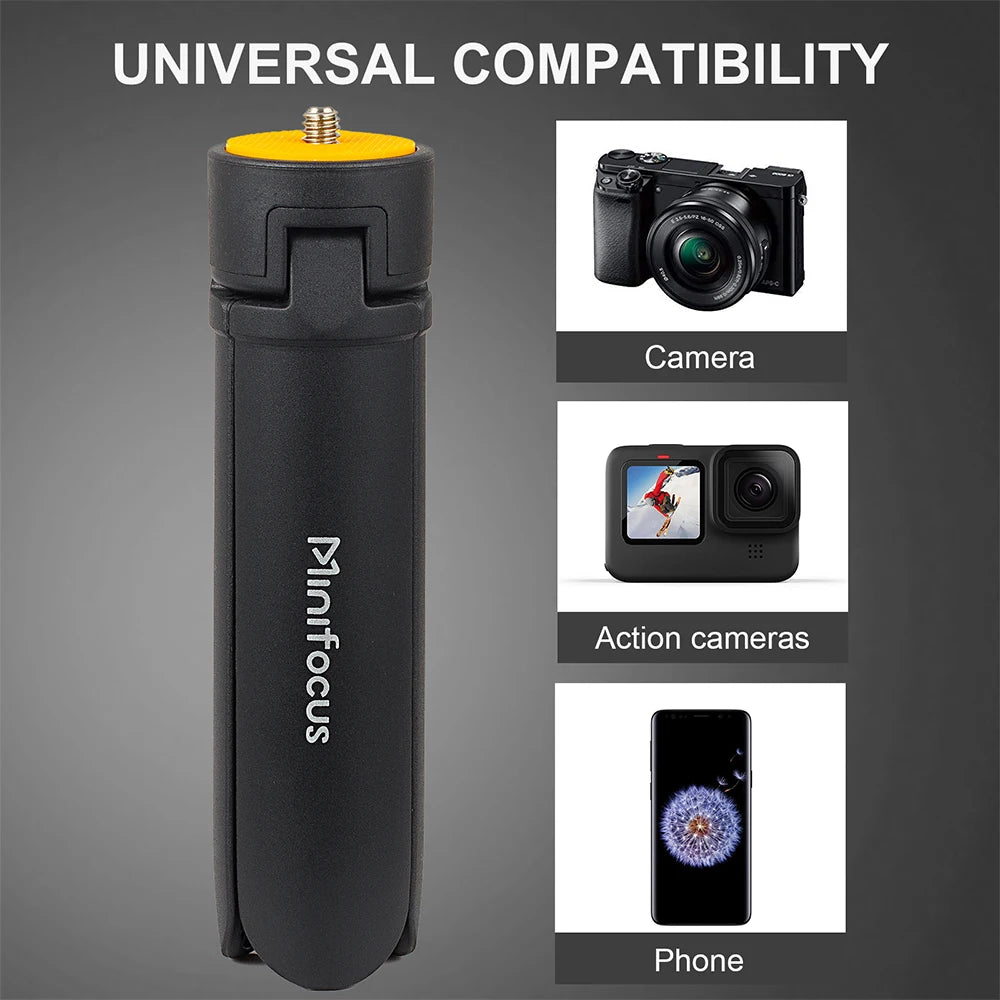 OSMO Mobile 3/OM 4 Tripod Stand with 1/4'' Screw for DJI OSMO Mobile 4/3/2, OSMO Pocket 2, Zhiyun Smooth Q4, Moza, Feiyu