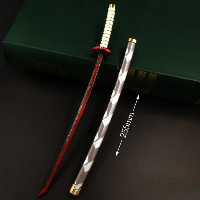 25cm Demon Slayer Katana – Kimetsu No Yaiba Real-Size Samurai Sword Anime Cosplay Prop & Home Decor