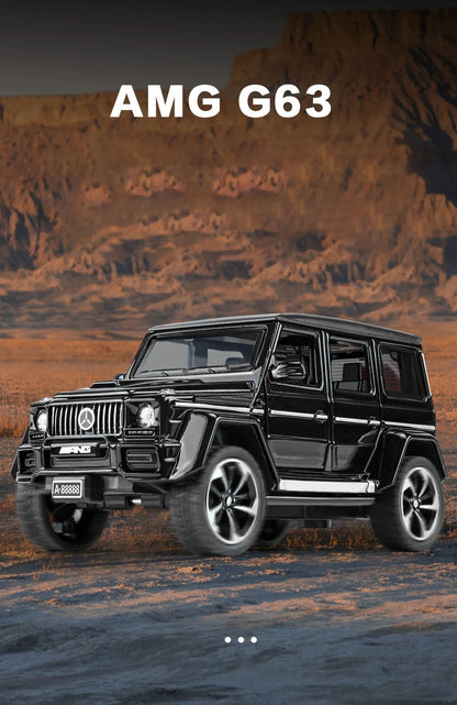 1:32 Mercedes Benz G63 Diecast Model Car with Sound & Light – Off-road SUV Miniature Alloy Toy Gift for Boyfriend