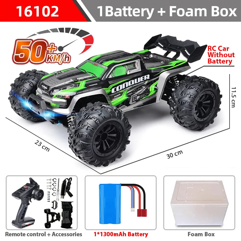 1:14 95KM/H Brushless RC Car – Professional 4WD Electric High-Speed Off-Road Drift Toy for Kids, VS WLtoys 144010