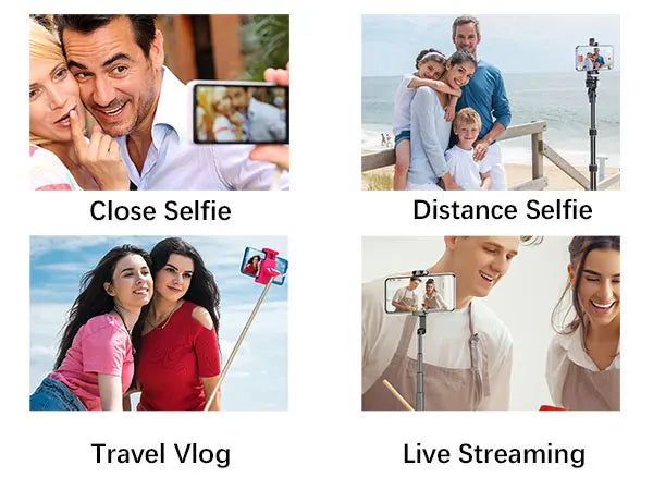 Vlog Selfie Monitor Screen for Phone – Rear Camera Display with MagSafe Magnetic Mount and Wireless Connection for Live Streaming