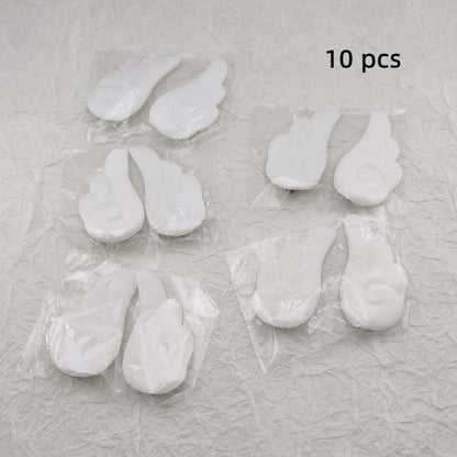 Angel Wing Plush Hair Clips - Cute 5cm Hairpin Barrettes for Girls Sweet Style Headwear & Accessories