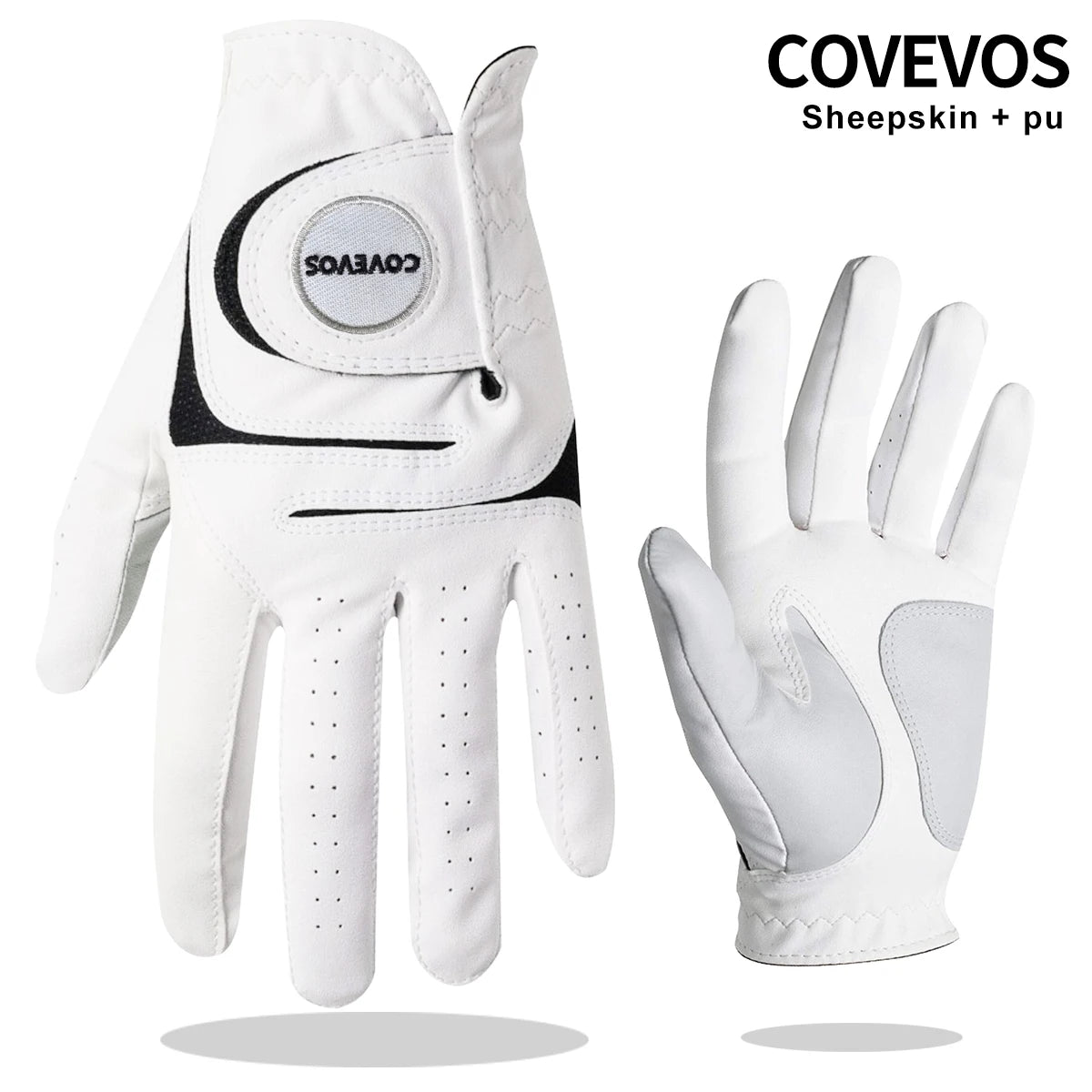 Premium PU and Lambskin Golf Glove - Soft, Comfortable Grip for Golfers