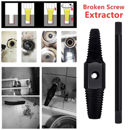 Double Head Wrench Faucet Valve & Screw Extractor Set: Tools for Removing Damaged Bolts, Broken Pipes, and Wires - Removal Tool Kit