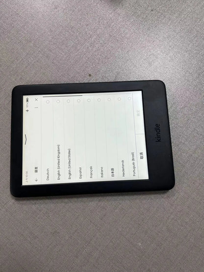 Kindle 10th E-Book Reader - 6" E-Ink Touch Screen, Backlight, Paperwhite, and Registerable Account E-Reader