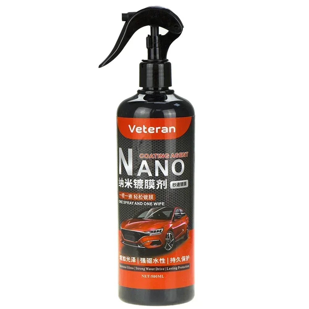500ML/250ML Car Ceramic Coating – 9H Hardness Nano Glass Polish for Car Detailing & Protection