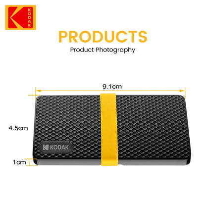 KODAK X200 External SSD – Portable 1TB, 512GB, 256GB USB 3.1 Hard Drive for Laptops, Smartphones, PS4, PC, Mac & TV