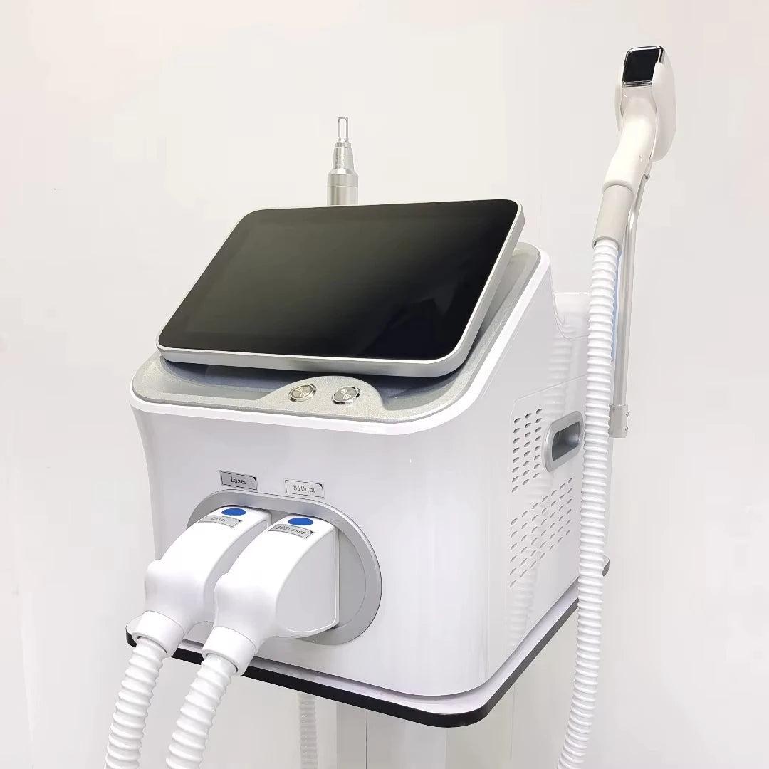 2-in-1 808nm Diode Laser Hair Removal & Picosecond Tattoo Machine – Portable 4000W Q-Switched Device