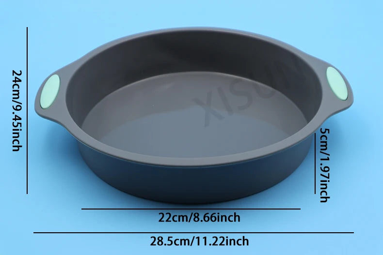 Heat Resistant Silicone Bakeware Set - Loaf, Bread, Muffin, Donut, and Cake Baking Tray Oven Pan Set