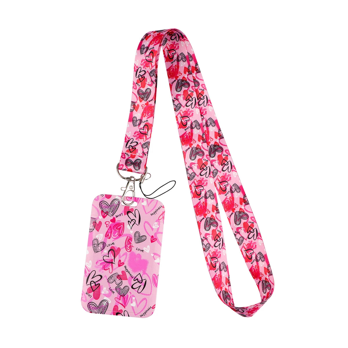 Cartoon Butterfly Lanyard for Keys – Neck Strap ID Badge Holder, Phone USB Keychain Accessories