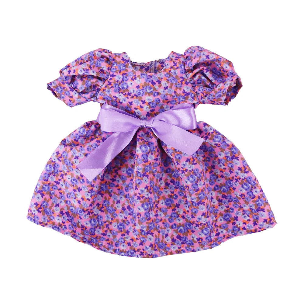 18-Inch Doll Nightdress Outfit — Purple Series Clothes for American & 43CM Baby Dolls, Our Generation Doll Gift