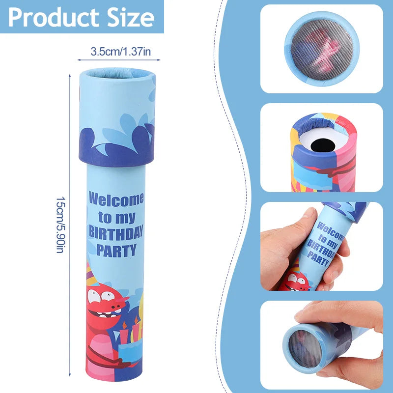 Rotating Kaleidoscope Toys for Kids – 5/10-Piece Colorful Science Party Favors, Classroom Rewards, and Pinata Fillers