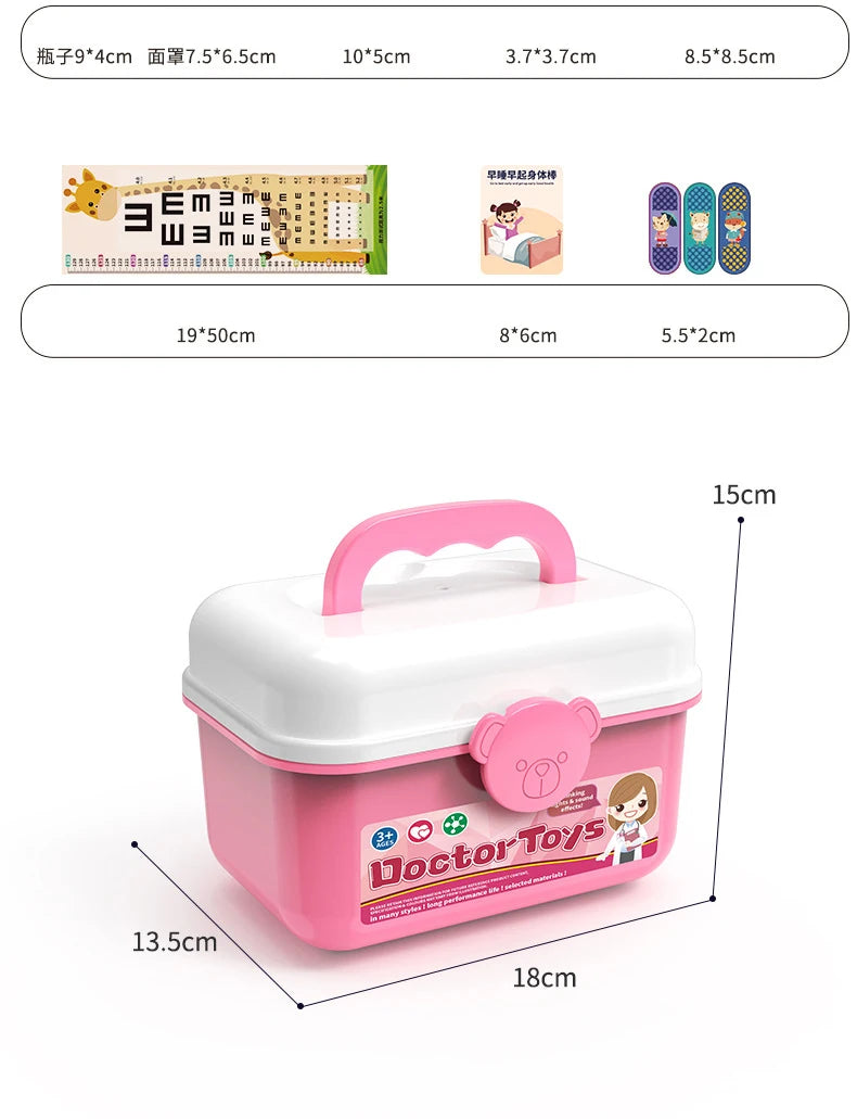 Children's Doctor Play Set - Simulation Nurse Toy Accessories for Boys & Girls, Home Play Gift