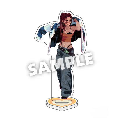 Anime Alien Stage Acrylic Stand Figure - Ivan Till Luka Sua Mizi Desktop Ornament Keychain Collectible Gift