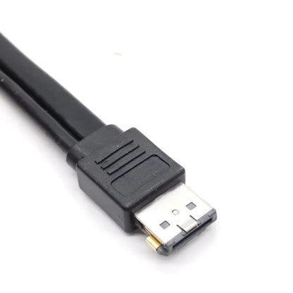 SATA HDD Power Adapter Cable - 7+15Pin to 22Pin eSATA USB 2.0 Adapter for 2.5 & 3.5-Inch Drives