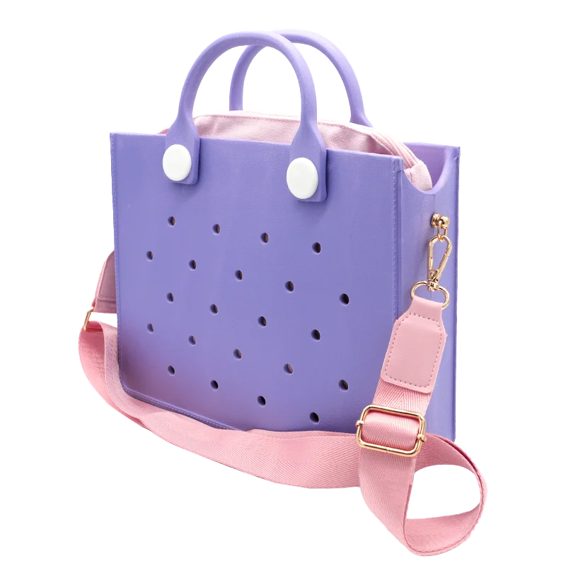 EVA Large Leather Shoulder Bag – Waterproof Casual Tote for Women, Beach Bag & Fashion Storage Handbag