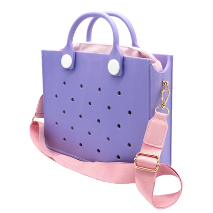 EVA Large Leather Shoulder Bag – Waterproof Casual Tote for Women, Beach Bag & Fashion Storage Handbag