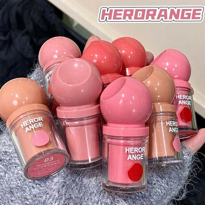 Herorange Dewy Liquid Blush - Blendable, Waterproof Radiant Cheek Tint for Everyday Makeup and Special Occasions