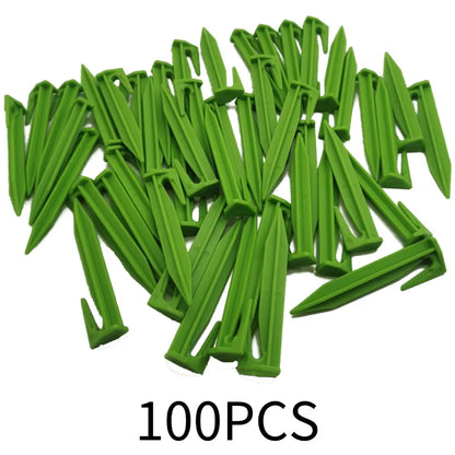 Robotic Lawn Mower Ground Pegs - 50/100PCS Boundary Cable Fixing Spikes for Garden Lawns