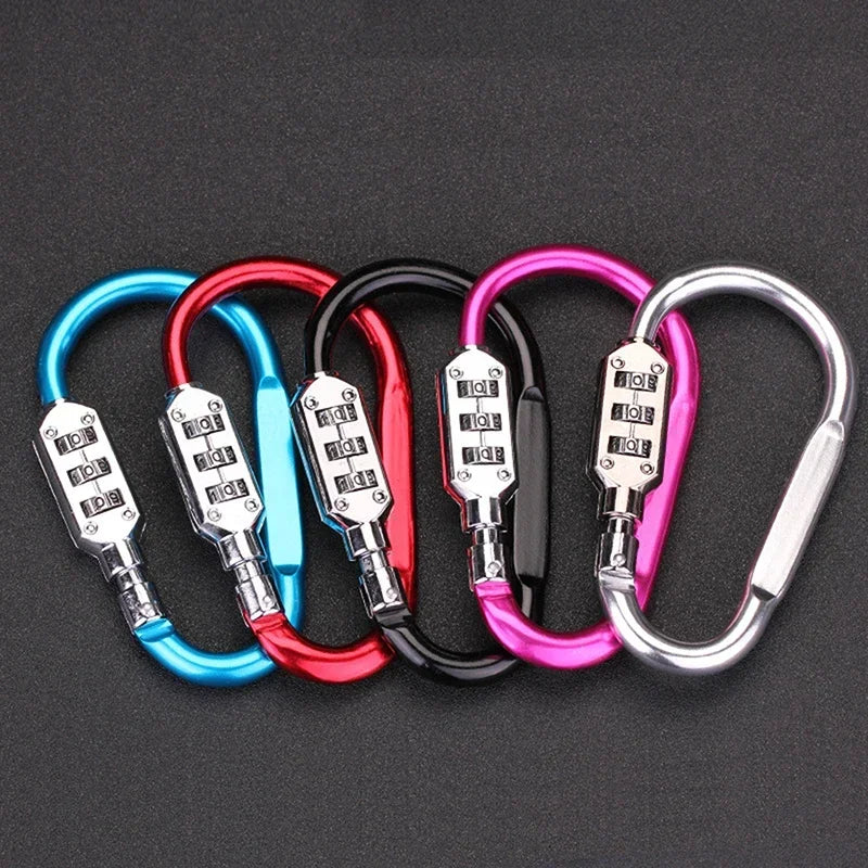 3 Digit Combination Code Lock: Padlock for Luggage, Backpack, Handbag, Suitcase - Outdoor Firm and Durable Security