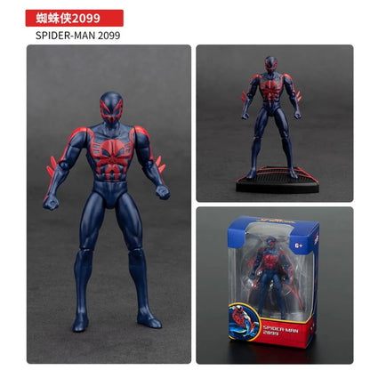 ZD Toys Avengers Legends Action Figures – Iron Man, Spider-Man, Thor, Captain America, Thanos, Hulk, War Machine Gift Set