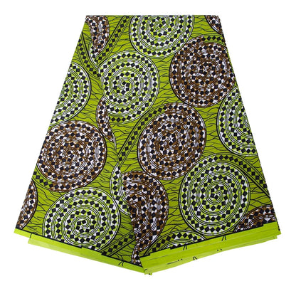 Bintarealwax Ankara Fabric - Wholesale Polyester Sewing Material for Women's Party Dresses FP6390