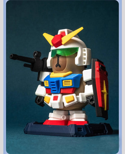 Cartoon Capibara Magnetic Mecha Armor Doll – Handmade Collectible Action Figure Toy, Creative Game Decoration