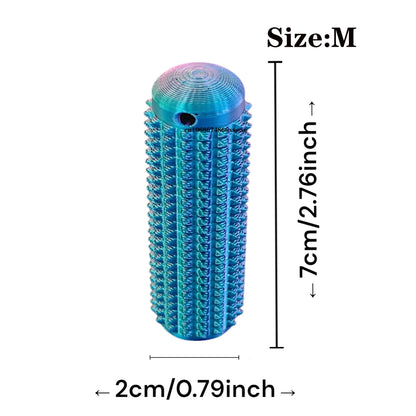 3D Printed Little Ouchies Spiky Sensory Toy — Mini Grippie Fidget Keychain for Stress Relief & Stimming