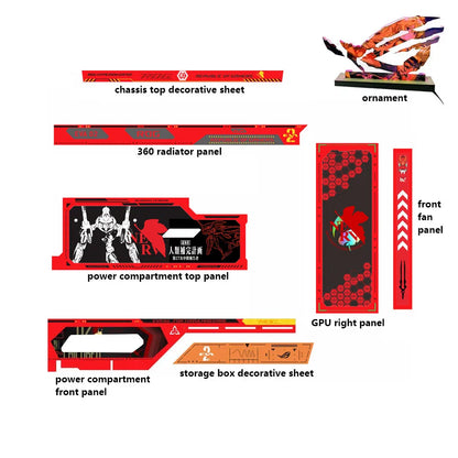 ROG GR701 HYPERION ARGB Lighting Kit - 5V AURA SYNC Computer Case Cooling & Refit Panels