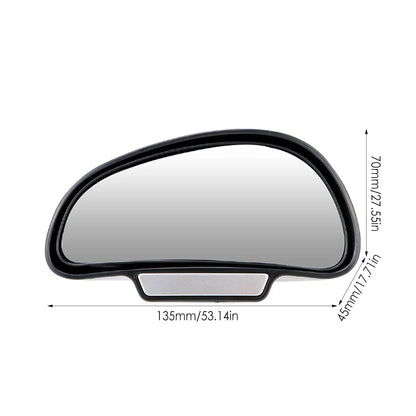 360° Adjustable Car Blind Spot Mirror - Rearview Auxiliary Safety Mirror for Cars & SUVs