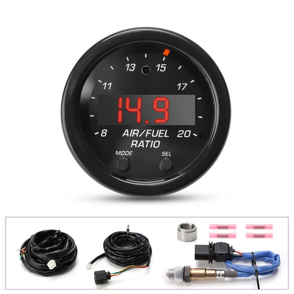 CNSPEED Car O2 Air Fuel Ratio Gauge Kit – EM 30-0300 X-Series Wideband LSU 4.9 Oxygen Sensor for Car