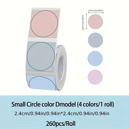P50 Mini Portable Wireless Thermal Label Printer – Supports 12-50mm Colorful Thermal Paper