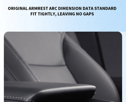 Central Armrest Storage Box for Tesla Model Y/3/3 Highland – Multi-Functional Glasses & Phone Organizer Case, 2024 Accessory