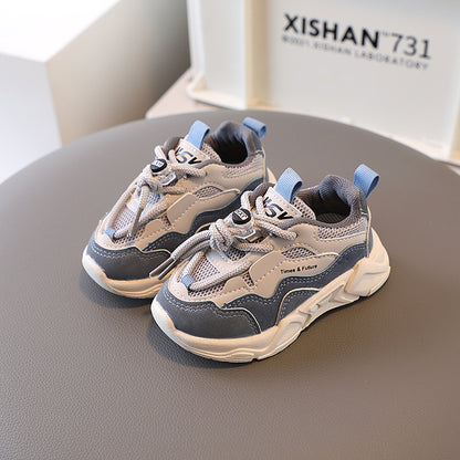 Kids Sport Shoes – Breathable Mesh Boys & Girls Sneakers for Spring & Autumn Outdoor Running