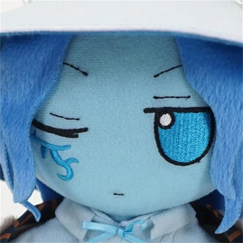 Fumo Ranni Plush Doll – Smoke the Snow Witch Soft Stuffed Toy with Removable Hat & Cloak, Gift for Kids & Fans