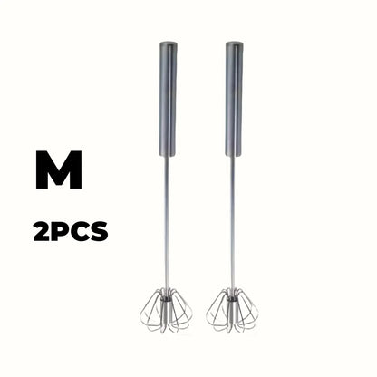 Stainless Steel Egg Beater – Durable Semi-Automatic Mixer for Effortless Egg, Cream & Batter Mixing for Kitchen Baking