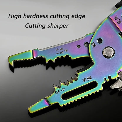 Steel Wire Stripper Pliers - Durable Cutting & Holding Tool with Ergonomic Grip for Reduced Hand Fatigue