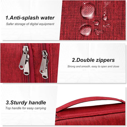 Portable Digital Storage Bag – Waterproof USB Cable Organizer Pouch for Electronics & Accessories