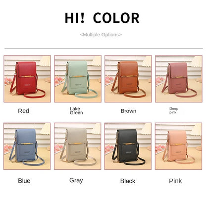 Crazy Bag Women's Fashion Touch Screen Lock Cell Phone Bag – Mobile Phone & Card Holder Crossbody Shoulder Bag
