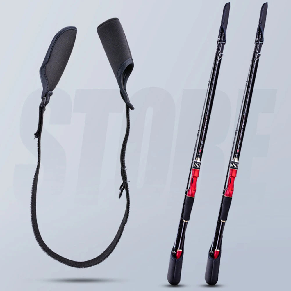 1-5PCS Fishing Rod Socks: Adjustable Pole Sleeves Belt for Rod Protection - Rod Cover Protector for Fishing Rod Tube Case
