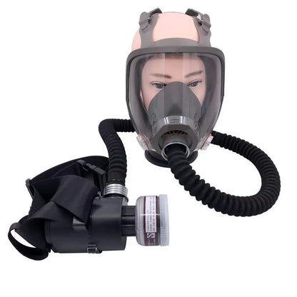 Electric Constant Airflow Full/Half Face Gas Mask – Supplied-Air Respirator for Workplace Safety & Protection