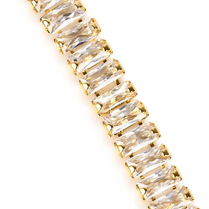 Stonefans Luxury Zircon High Heel Anklet Bracelet: Fashion Foot Bracelet Leg Chain for Women - Beach Jewelry Sandal Accessory