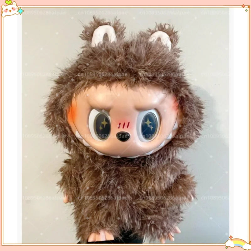38cm Labubu Zimomo Angel Vinyl Figure – Creative DIY Monster Pendant Toy Gift