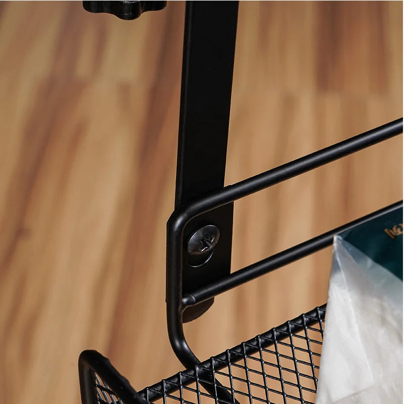 Under-Desk Cable Management Tray – No-Drill Steel Wire Organizer Rack & Storage Shelf