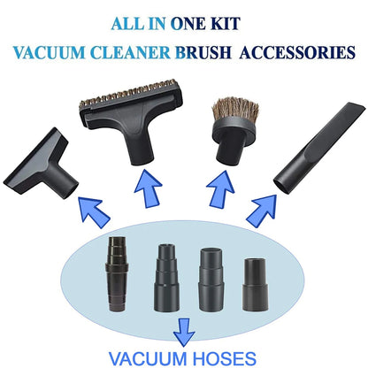 4pcs Vacuum Attachment Adapter Kit – 1 1/2 Inch to 1 1/4 Inch Pool Hose Converter for Vacext's Vacuum Hose