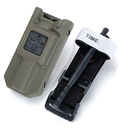 MOLLE Tourniquet Cat Storage Box Bag | Outdoor Medical Package for Emergency Blood Control