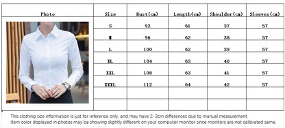 Women’s Solid Button Blouse — Long Sleeve Office Shirt, Elegant Work Top