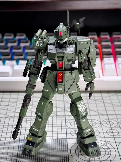 XFS HG RGM-79S GM Spartan 1/144 Scale Model Kit – Assembly Action Figure, Decorative Plastic Hobby Toy for Collection & Gift